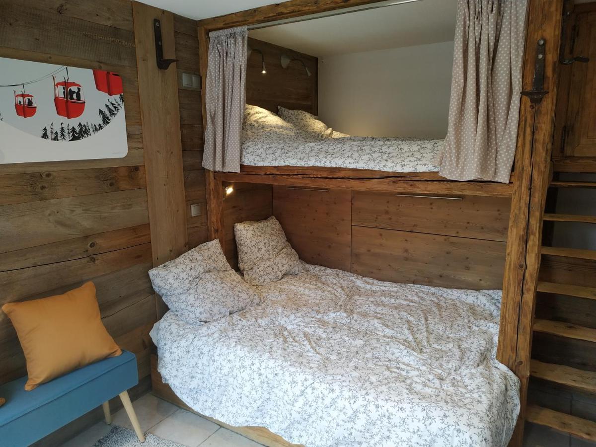 Le Montana - Studio Rue Du Centre - Cosy Et Montagnard - Navette Ле-Гет Екстериор снимка
