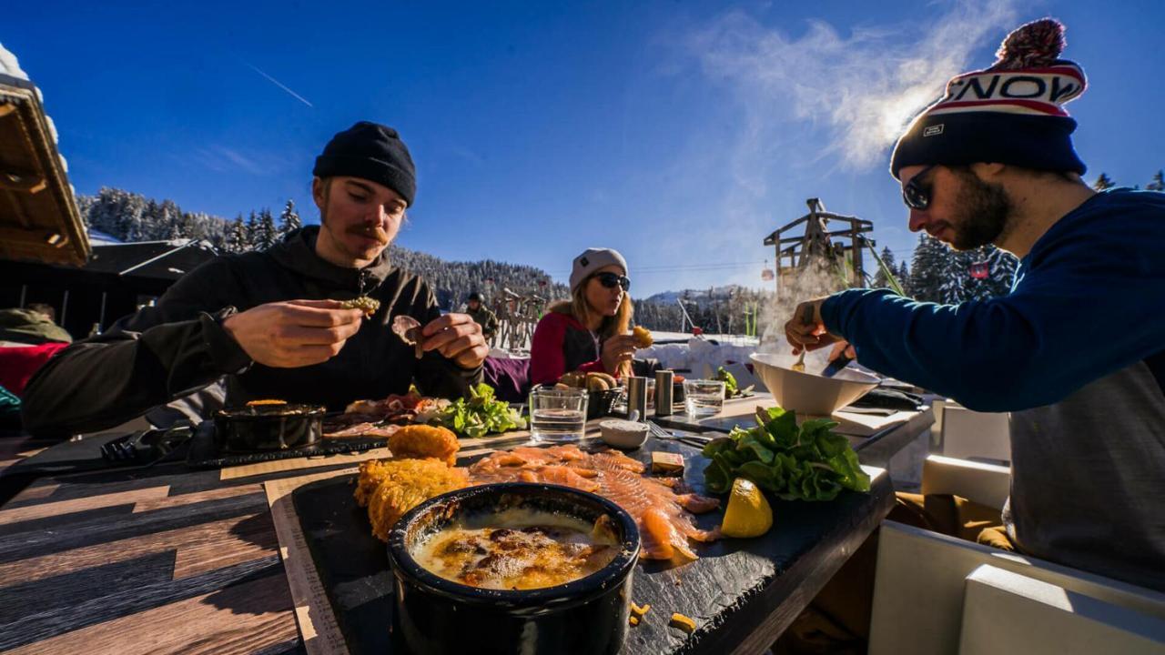 Le Montana - Studio Rue Du Centre - Cosy Et Montagnard - Navette Ле-Гет Екстериор снимка